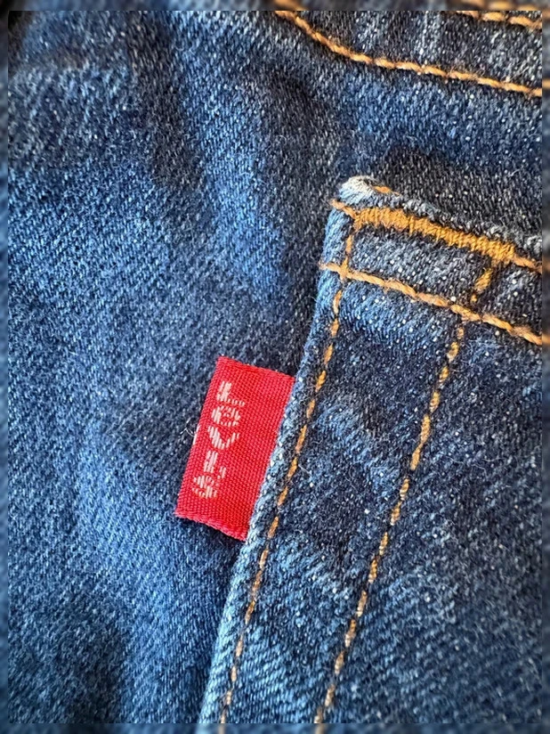 Jean LEVI'S 515 Boot Cut - Azul oscuro descolorido - T.40 - L 88 – photo 6